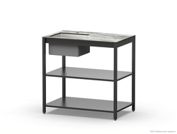 Cтол разделочный с мойкой Lounge B-02S 90 см