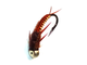 Мушка Нимфа &quot;Личинка стрекозы&quot; на мормышке с плетеным телом №12 RFD5