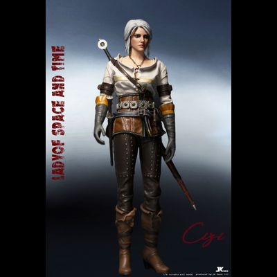 Цири (Цирилла, The Witcher III) - КОЛЛЕКЦИОННАЯ ФИГУРКА 1/6 Lady of space and time Ciri (K-001) - JKTOYS