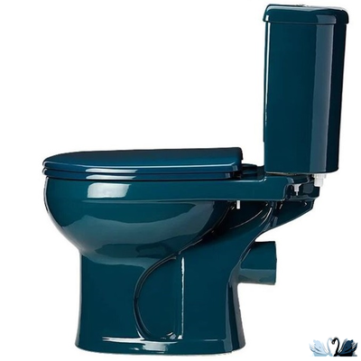 Унитаз с бачком Оскольская керамика Ирида, зеленый, Стандарт (сиденье арматура УКЛАД)