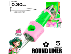 5 RLMT/0.30 - Round Liner Medium Taper - PEACH