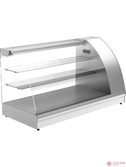 Витрина холодильная Carboma A57 VM 1,2-1 (ВХС-1,2 Арго XL) серая