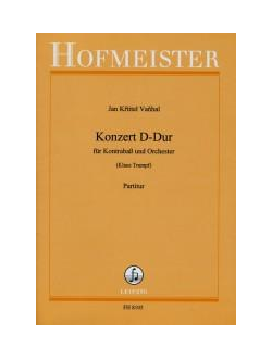 Vanhal: Konzert D-Dur fur KontraBass und Orchester (Partitur)