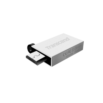 Флеш-память Transcend JetFlash 380, 64Gb, USB 2.0, micro USB, TS64GJF380S