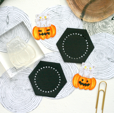 ФП штамп "Котятки на празднике"