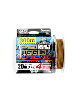 Шнур SUNLINE PE JIGGER ULT 300M 4x multicolor 1.2