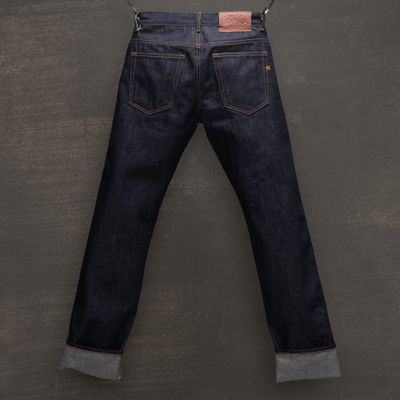 Джинсы =Brave Star= True Straight 14oz Hardline Japan Selvage Denim