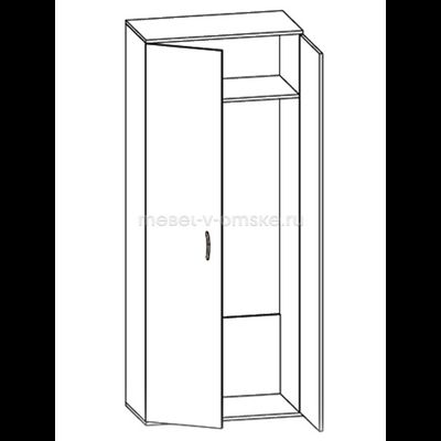 Шкаф 2-х дверный для одежды Гермес
