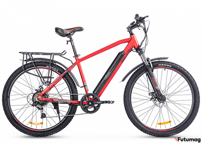 Электровелосипед Eltreco XT 800 Pro (Красно-черный)