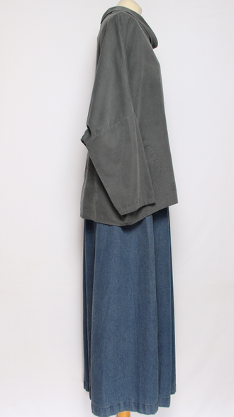 Рубашка "Вельвет хомут роза" хаки, бежевая до р.56