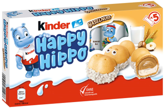 Батончик Kinder Happy Hippo Hazelnut
