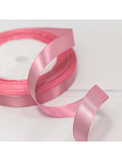 Лента атласная 12мм (79, розовая), 22,9м