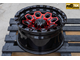Комплект дисков R18 9,0J ET+0 6*139,7 FBX 178-8 Черный с красным (R690)