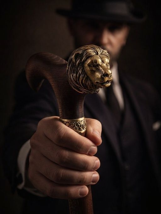 Премиум трость "Лев"