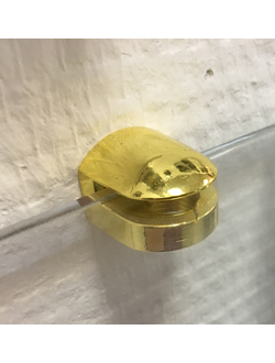 1916 Ti Полкодержатель 19*19 (полир.золото) (4-6 мм)