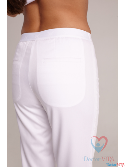 Брюки DR.SUPER "Stars" белые