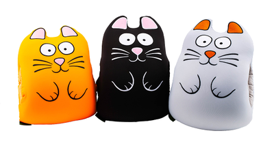 Декоративная подушка антистресс муфта "Кот черный"