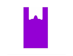 Пакет Майка ПНД 24+12х45 (10 мкм) фиолет. Солпласт (100 шт./уп.)