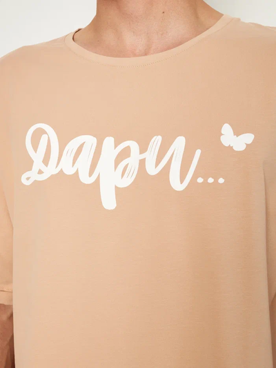 МУЖСКАЯ ФУТБОЛКА БЕЖЕВАЯ "ДАРИ"