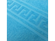 Полотенце махровое гладкокрашеное 70х140 380 гр/м2 ярко-голубое
