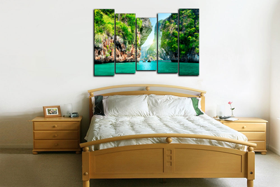 Модульная картина "Лагуна"