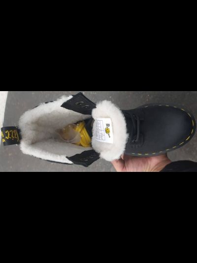 DR. MARTENS 1460 SERENA BLACK MOHAWK НУБУК С МЕХОМ