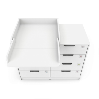 Комод пеленальный Pituso Kids Optimum Белый-белый