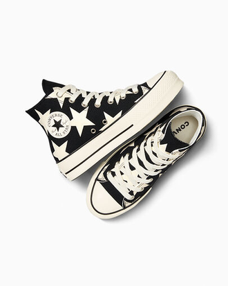 Converse Chuck Taylor All Star Lift Platform Large Stars