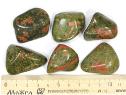 Унакит, галтовка в ассортименте (35-40 мм, 22-30 г) №21480