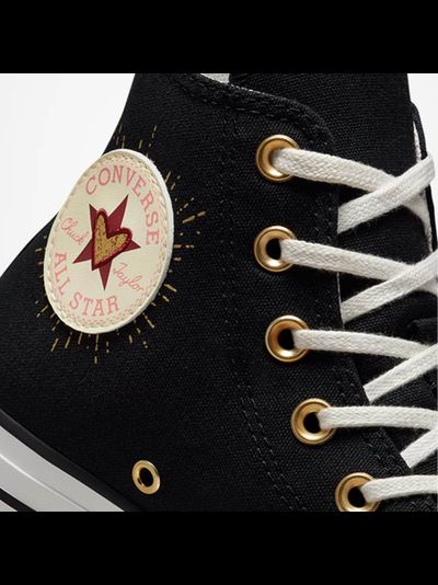 Высокие кеды Converse Chuck Taylor All Star Valentines черные