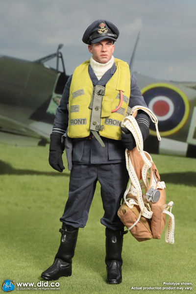 Британский пилот (Том Харди, "Дюнкерк")  - Коллекционная фигурка 1/6 WWII British Pilot Squadron Leader – Tom (K80187) - DID