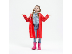 ДОЖДЕВИК ДЕТСКИЙ ПВХ 110МКМ, 50Х75СМ, 4 ЦВЕТА