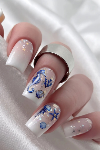 Слайдер-дизайн MilliArt Nails Металл MTL-286