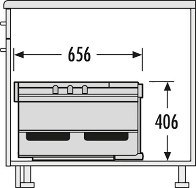 ВСТРАИВАЕМАЯ СИСТЕМА 40Л RONDO-COMFORT HAILO