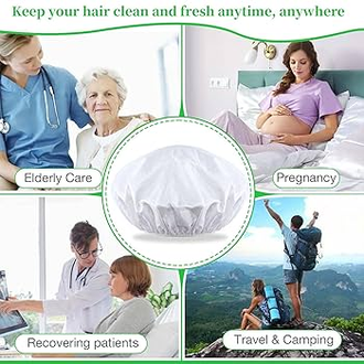 Shampoo Cap - თმის დასაბანი ქუდი შამპუნის შემცველობით მწოლიარისთვის, საბითუმო და საცალო