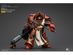 Алый паладин Кровавых Ангелов (Warhammer Horus Heresy) - КОЛЛЕКЦИОННАЯ ФИГУРКА 1/18 Blood Angels Crimson Paladin with Iliastus Assault Cannon (JT00294) - JOYTOY