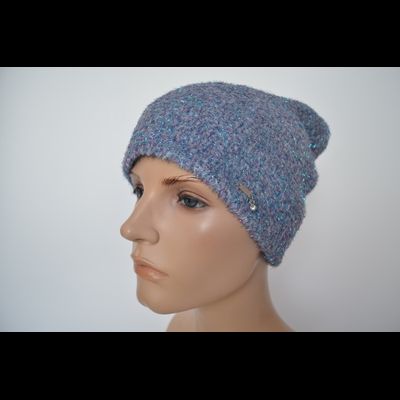 Шапка Vizio 1627 CL светло - серая голубая
