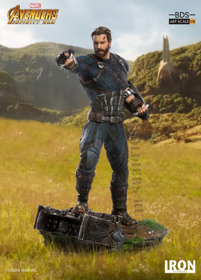 Капитан Америка, Мстители 1/10 Marvel Captain America Scale 1/10 Avengers Infinity War, Iron Studios