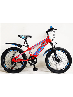 Детский велосипед Rook MS200D 20" красный/синий