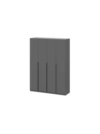 ШК 5 1600 шкаф четырехстворчатый распашной Графит