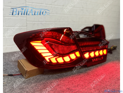 Стопы Toyota Camry 50 2011-2014 тюнинг с анимацией