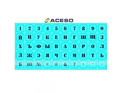 Трафарет для нанесения цифр/букв, М6