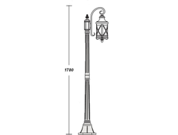 Садово-парковый светильник серии  Lucerna  bg