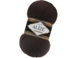 Lanagold (Alize) пряжа цвет № 26 коричневый