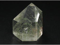 Кварц горный хрусталь с фантомами и хлоритом, кристалл полированный, Бразилия (37*31*27 мм, 44 г) №36852