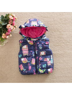 Жилет на синтепоне "Графити" Арт-5409