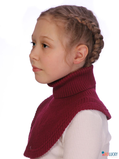 Манишка  21-32, цвет малиновый р. 1( универсальный от 1 года)