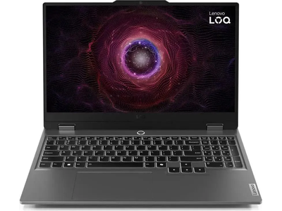 Lenovo Loq 15ARP9 15.6" IPS FHD R5 7235HS 16GB, (SSD)512GB RTX4050 6GB Dos Серый