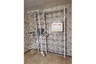 ДСК ROKIDS "РОКИ С СЕТКОЙ ДЛЯ ЛАЗАНИЯ", ЦВЕТ БЕЛЫЙ, СЕРЫЙ.  БРУСЬЯ ОТКИДНЫЕ СО СПИНКОЙ ДЛЯ ДСК СЕРИИ “ЮНЫЙ АТЛЕТ”, ЦВЕТ ПАСТЕЛЬ. ЩИТ БАСКЕТБОЛЬНЫЙ ROMANA ДСК-ВО 92.04.07