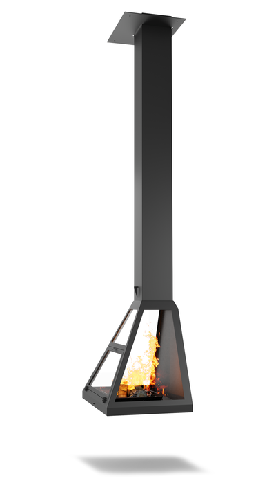 Подвесной камин Fly пристенное исполнение